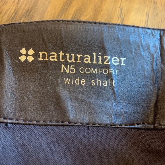 Brown Naturalizer Wide Shaft Boots Size 5 - Picture 4 of 5